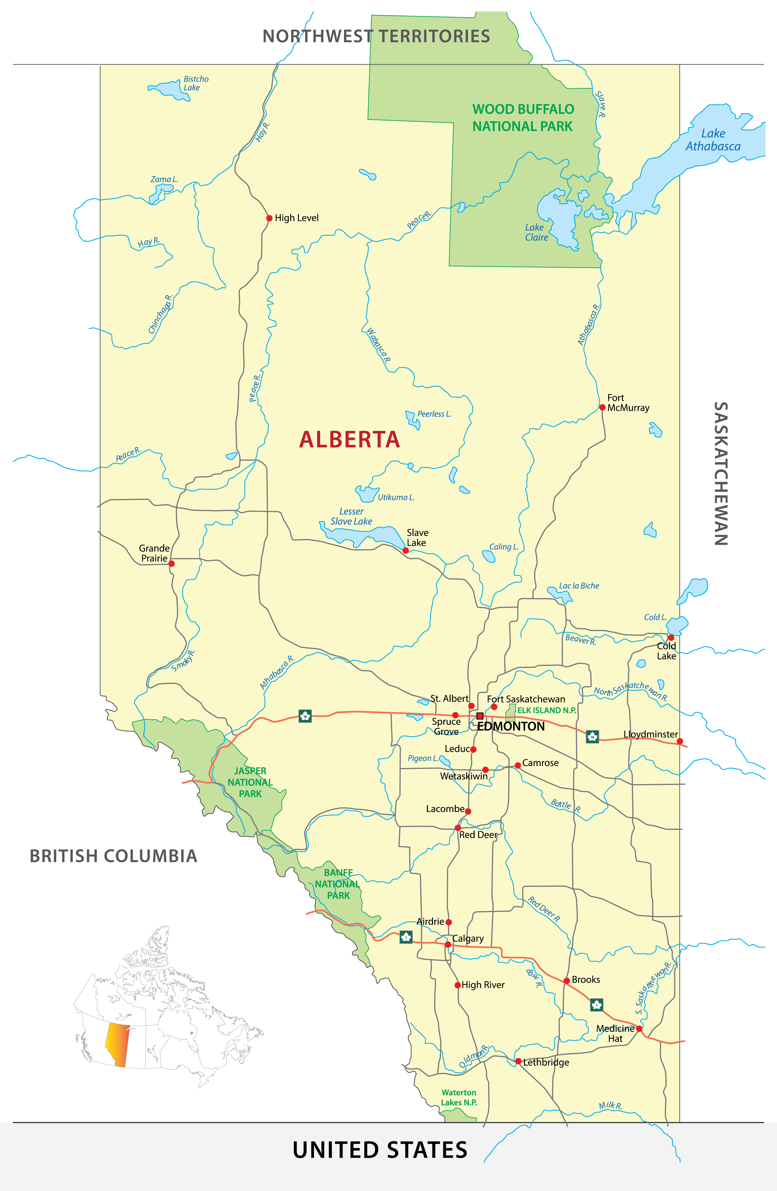 Alberta Critical Minerals and The Energy Transition map