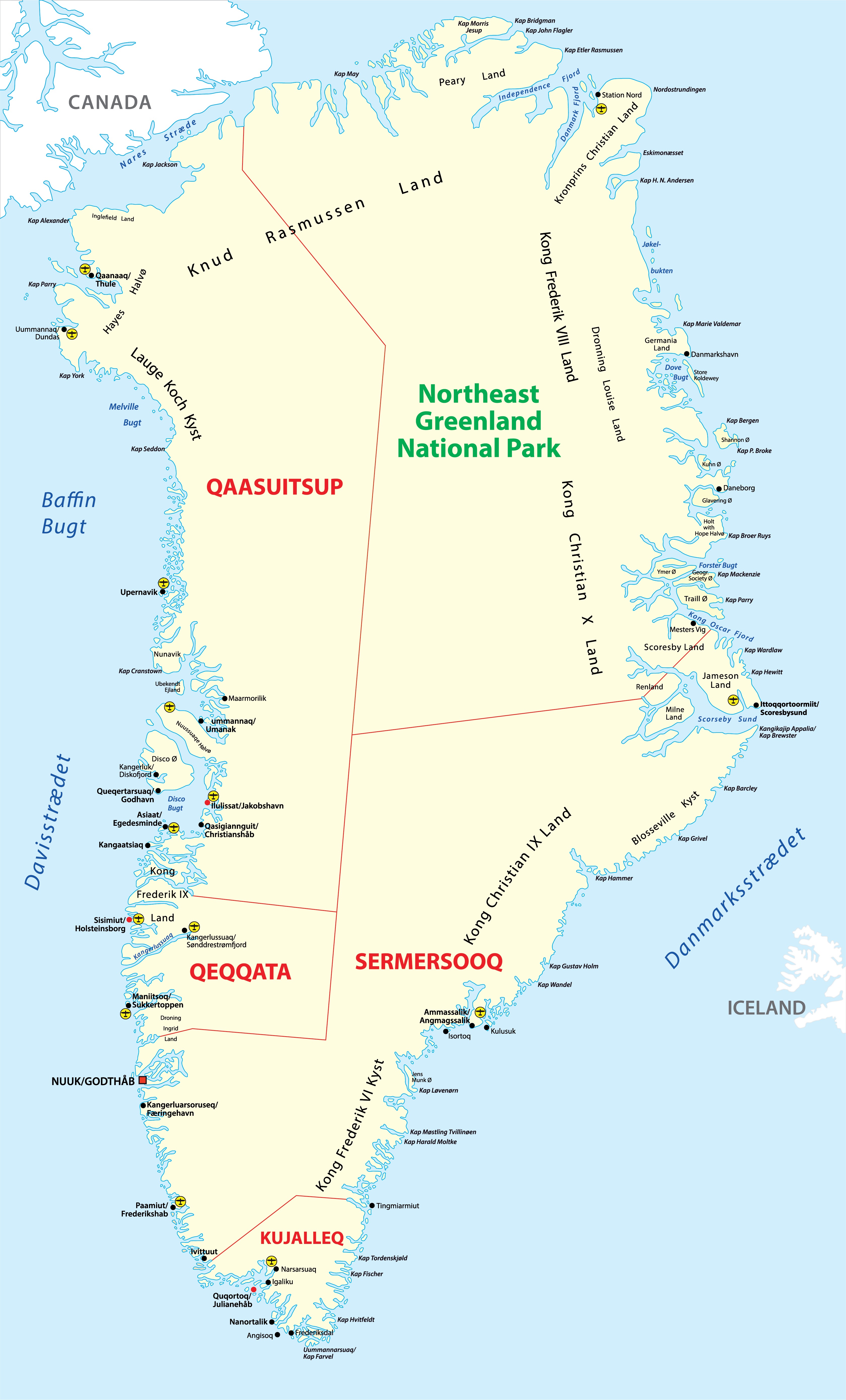Greenland Critical Minerals and The Energy Transition map